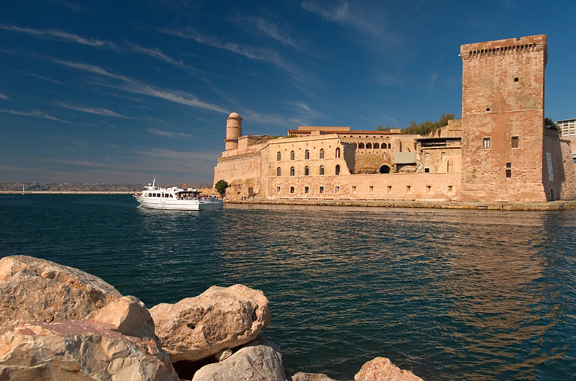 France - Marseille - Vieux Port entrance