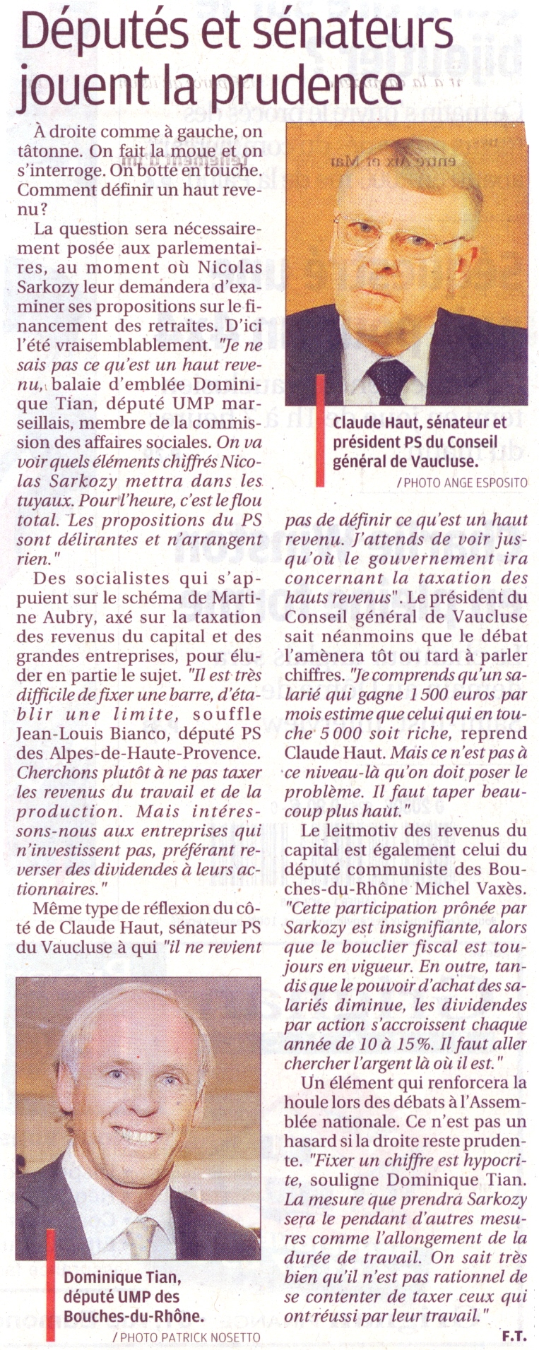 La Provence 25 mai 2010